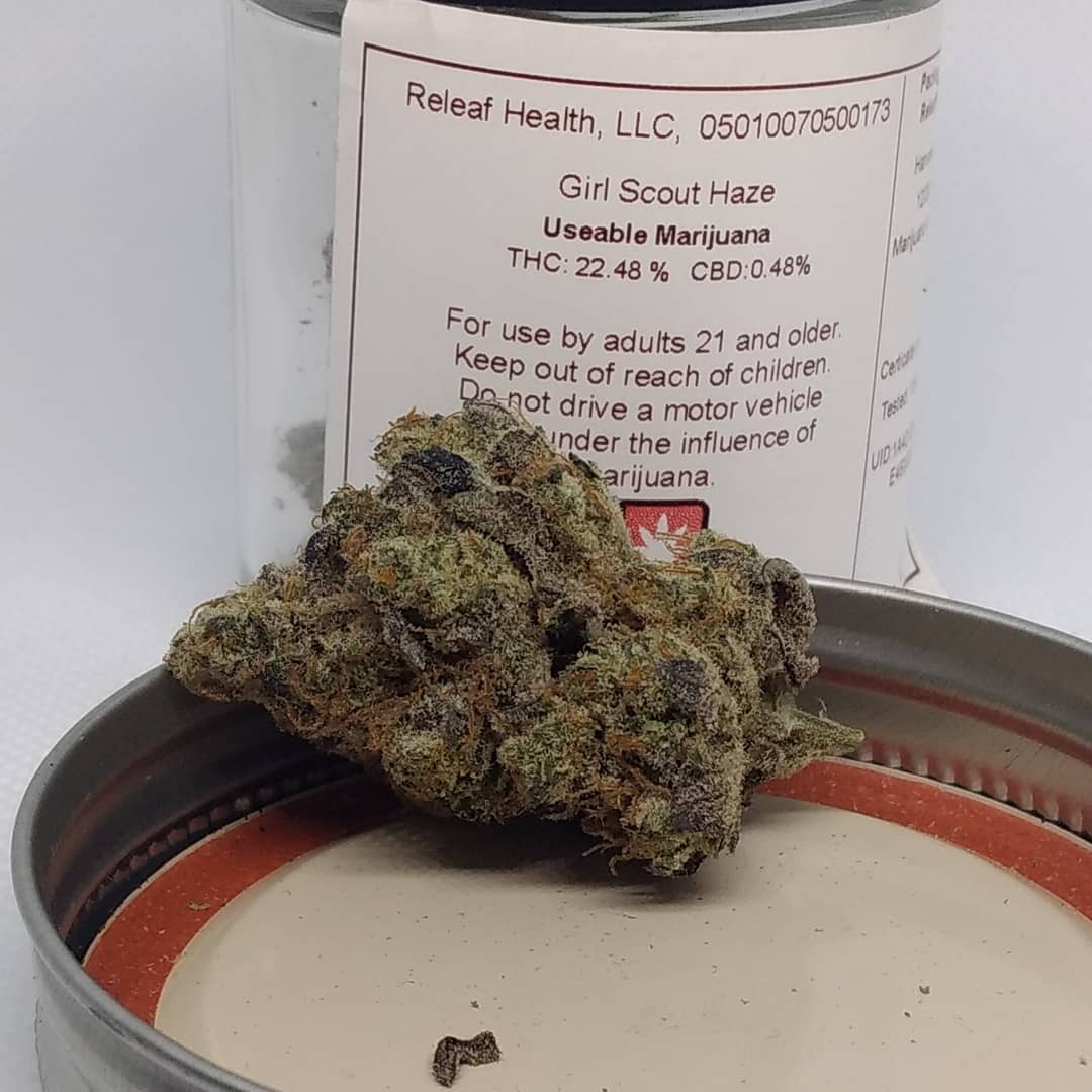 girl scout haze by releaf health cannabis strain review by pdxstoneman