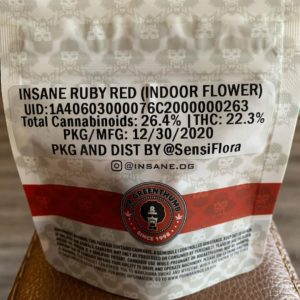 ruby red by insane og strain review by christianlovescannabis 2