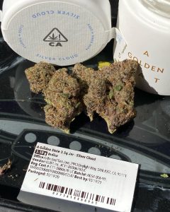 silver cloud by a golden state strain review by sjweed.review 2