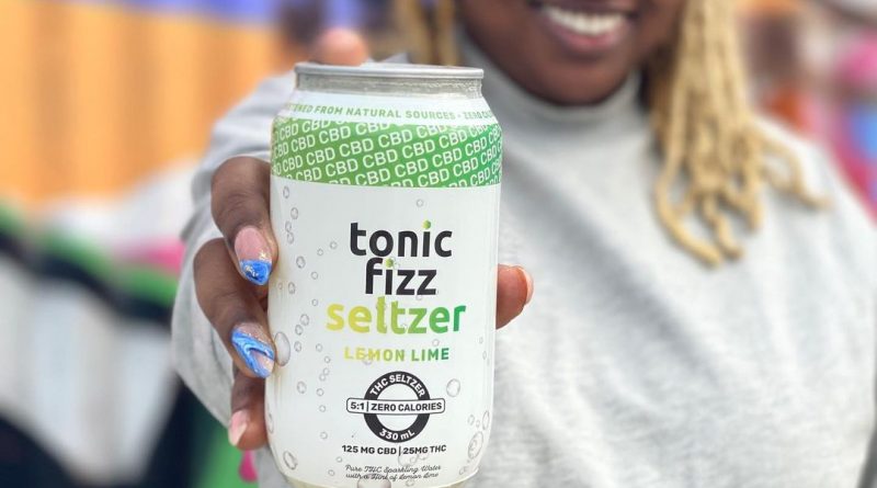 5 to 1 lemon lime seltzer by tonic fizz drinkable review by upinsmokesession