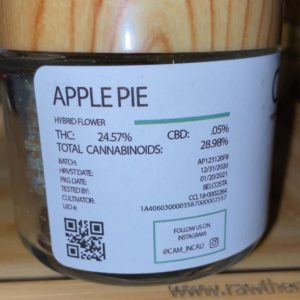 apple pie by cam strain review by trunorcal420