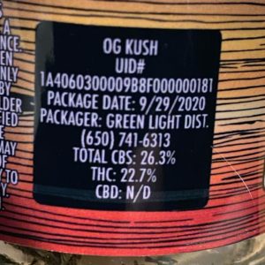 og kush by lost coast exotics strain review by trunorcal420