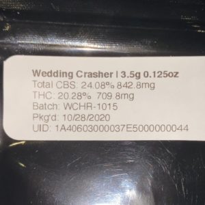 wedding crashers by gotbars510 x terpenstein x the canna project strain review by trunorcal420 2