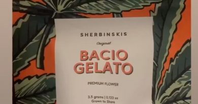 bacio gelato by sherbinskis strain review by sjweed.review