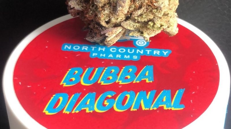 bubba diagonal by north country pharms strain review by caleb chen