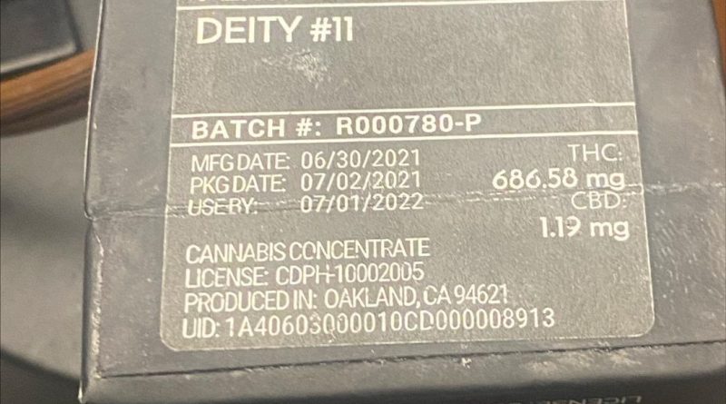 deity #11 persy live rosin by 710 labs concentrate review by cali_bud_reviews 2