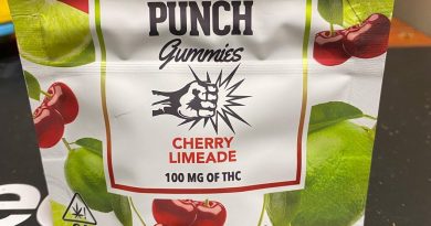 cherry limeade gummie by punch edibles edible review by cali_bud_reviews