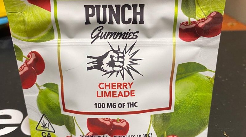 cherry limeade gummie by punch edibles edible review by cali_bud_reviews