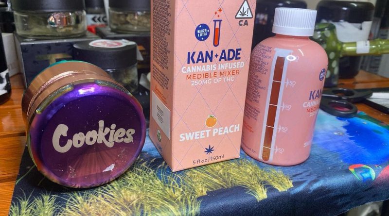 sweet peach medible mixer by kan ade drinkable review by cali_bud_reviews