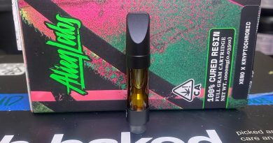 xeno x kryptochronic cured resin cartridge by alien labs vape review by cali_bud_reviews