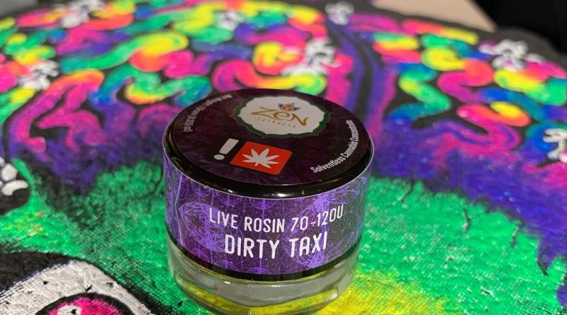 dirty taxi live rosin by zen solventless dab review by pnw_chronic