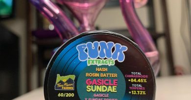 gasicle sundae hash rosin batter by funk extracts dab review by pnw_chronic