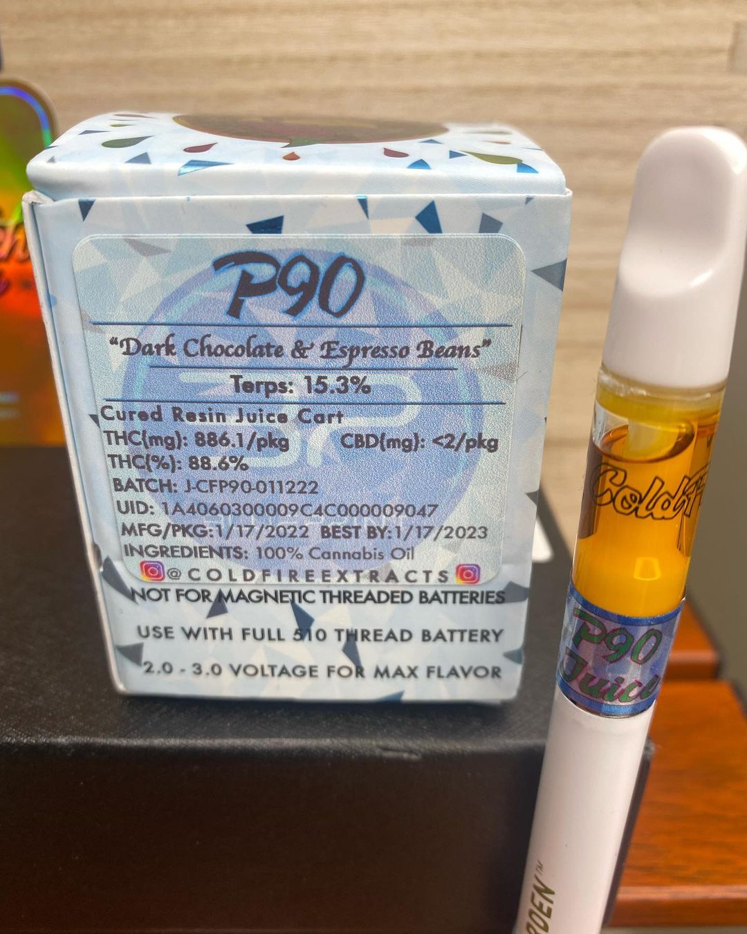 Vape Review: P90 Juice Cart By Coldfire Extracts - The Highest Critic