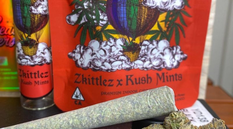 zkittlez x kush mints pre-roll by flightpath review by cali_bud_reviews