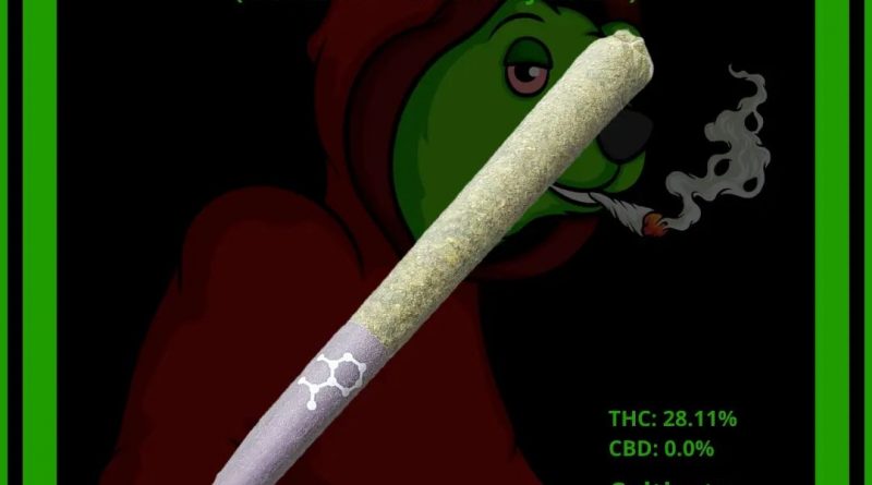 bruce banner preroll by thc design review by norcalcannabear 2