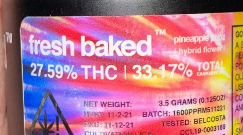 pineapple popz by fresh baked strain review by of kush hunter