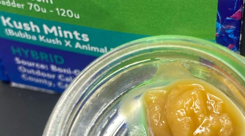 kush mints live rosin by alpine vapor dab review by cali_bud_reviews