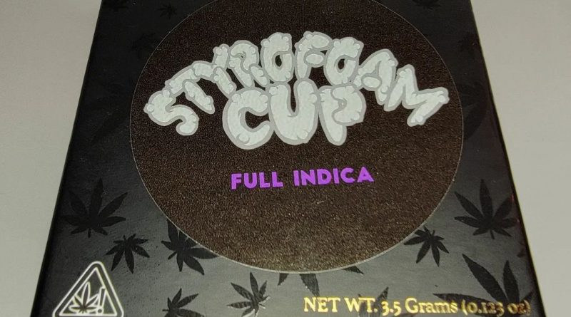 styrofoam cup by team elite genetics strain review by norcalcannabear 2