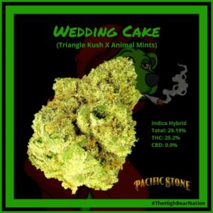 wedding cake by pacific stone strain review by norcalcannabear