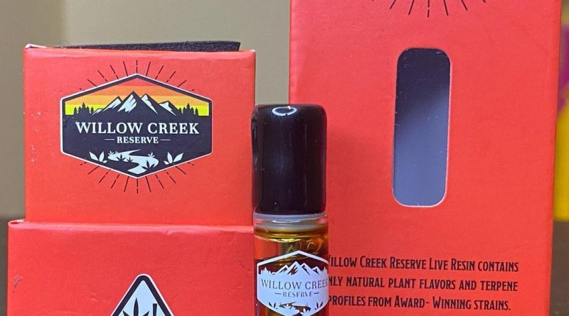 hott lixz live resin cart by willow creek reserve vape review by cali_bud-reviews