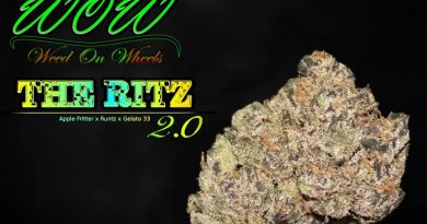 the ritz 2.0 from weed on wheels la strain review by stoneybearreviews