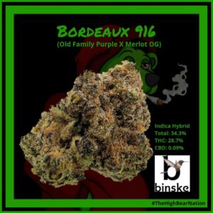 bordeaux 916 by binske strain review by norcalcannabear