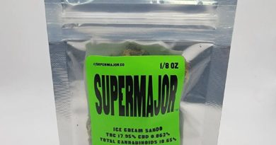 ice cream sando by supermajor strain review by norcalcannabear 2