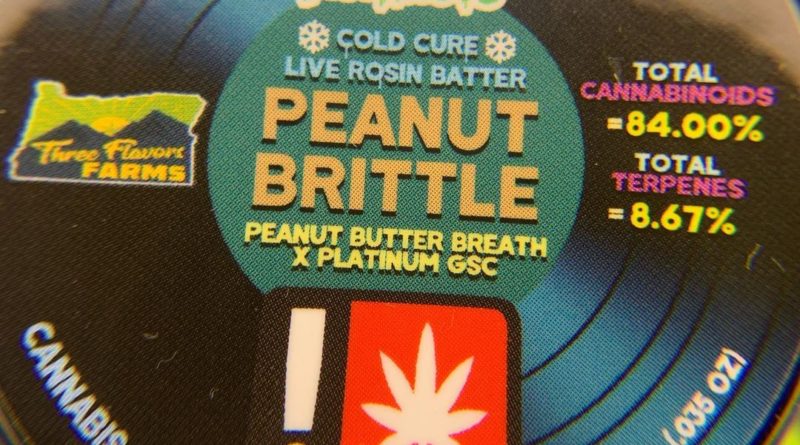 peanut brittle hash rosin by funk extracts dab review by pnw_chronic 2