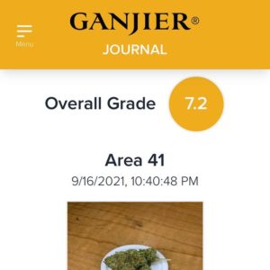 area 41 by alien labs strain review by justin_the_ganjier 2