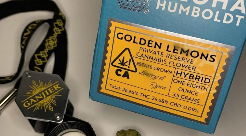 golden lemons by aloha humboldt strain review by justin_the_ganjier