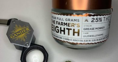 grease monkey by lowell farms strain review by justin_the_ganjier