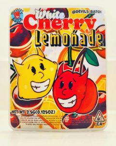 white cherry lemonade by devil's batch strain review by dopamine 2