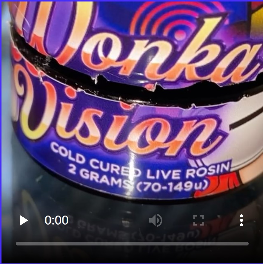 wonka vision cold cured live rosin by mountain man melts dab review by burlandoelsystema