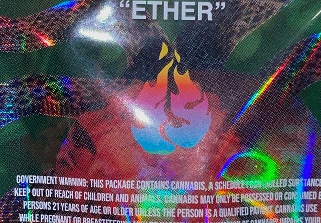 ether by the fire society strain review by feartheterps
