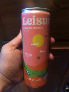 ginger berry infused seltzer by leisuretown drinkable review by caleb chen