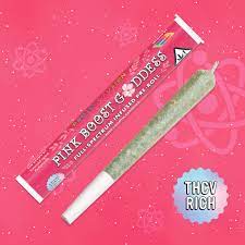 pink boost goddess infused pre-roll by chemistry review by caleb chen