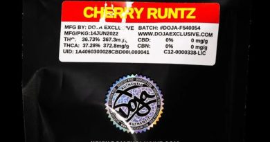 cherry runtz by doja exclusive strain review by thebudstudi0