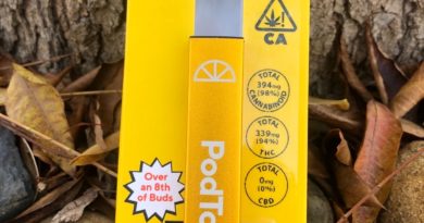 podtones up pure rosin disposable vaporizer vape review by caleb chen