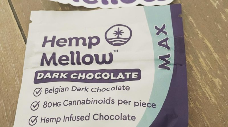 dark belgium chocolate by hemp mellow edible review by letmeseewhatusmokin