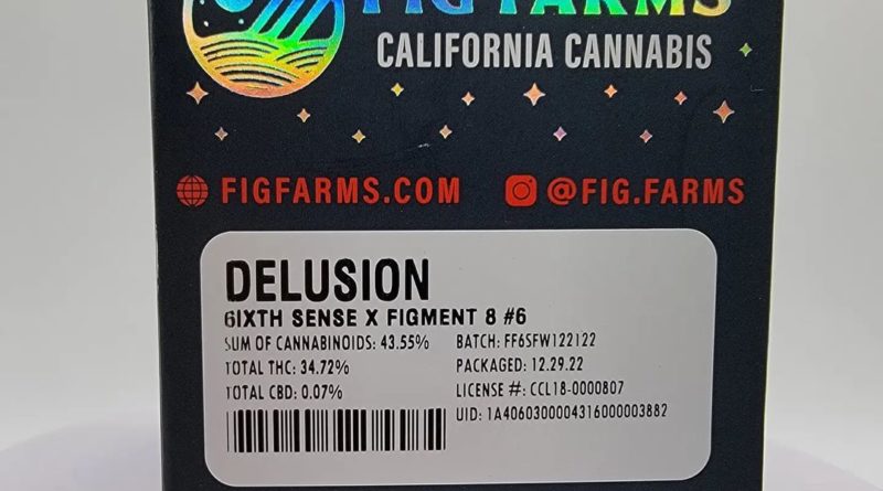 delusion by fig farms strain review by norcalcannabear 2