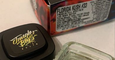 florida kush #33 live rosin batter by jungle boys dab review by wl_official619