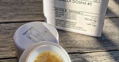 gorilla dosha #3 live rosin by 710 labs dab review by wl_official619 2