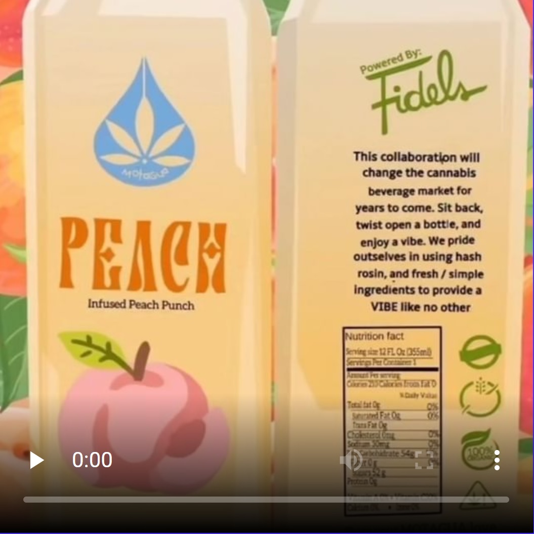 infused peach punch by motagua x fidels drinkable review by robbreefa