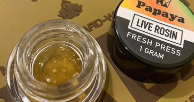 papaya fresh press live rosin by west coast cure dab review by wl_official619