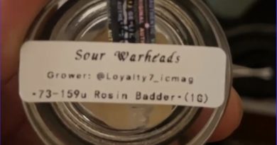 sour warheads rosin badder by ama extracts review by letmeseewhatusmokin