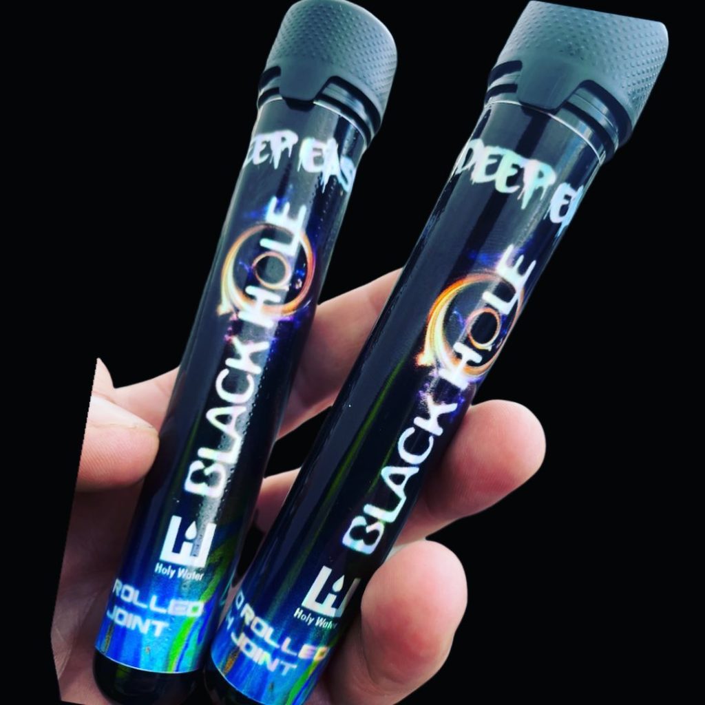 black hole by deep east x holy water preroll review by thethcspot