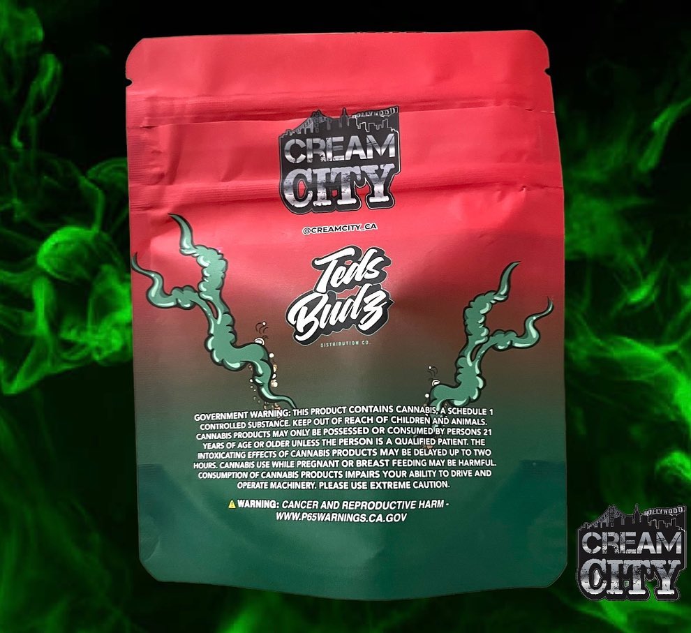 cooked by cream city x teds budz strain review by thethcspot 2