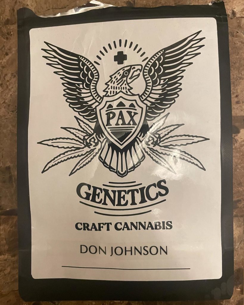 don johnson by pax genetics strain review by toptierterpsma