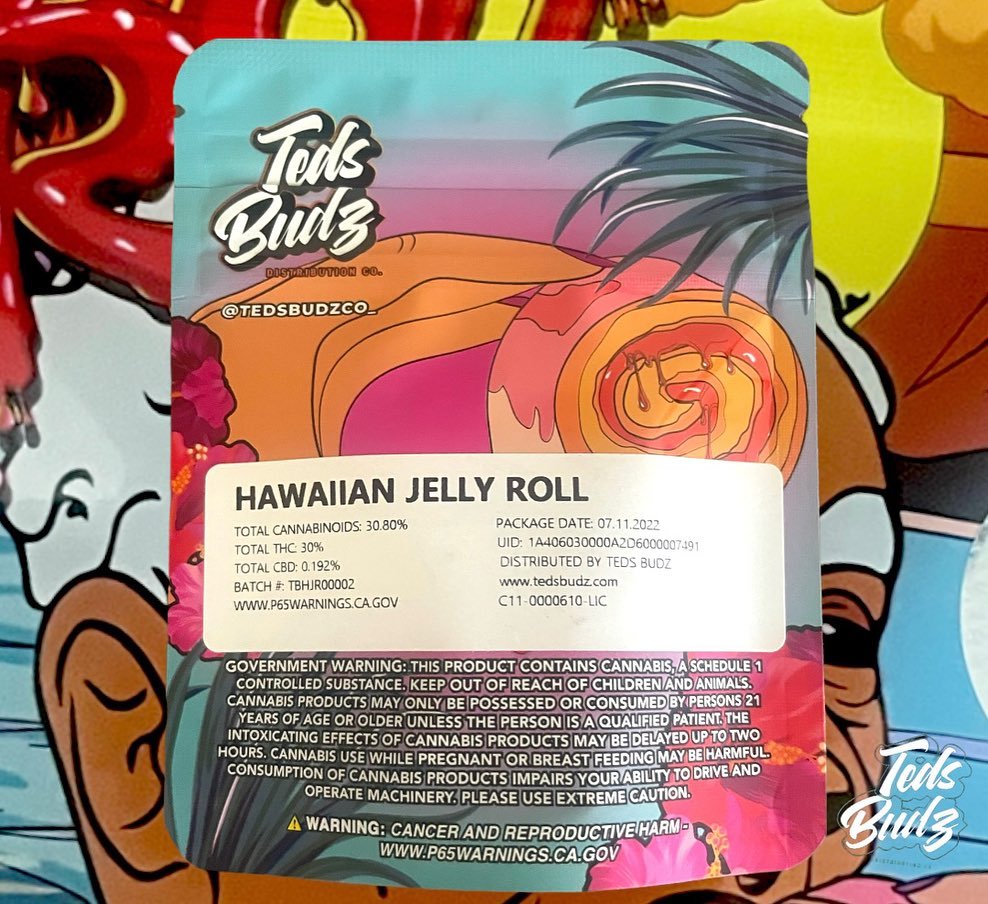 hawaiian jelly roll by teds budz strain review by thethcspot 2