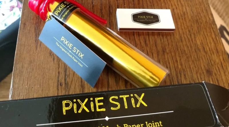 rainbow pound cake original hash paper joint by pixie stix preroll review by medsforheads 3